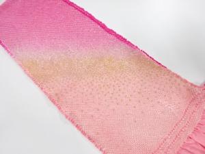 正絹　振袖用　絞り帯揚げ